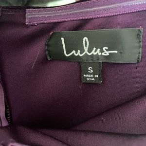 Lulu's: Power of Love velvet strapless jumpsuit